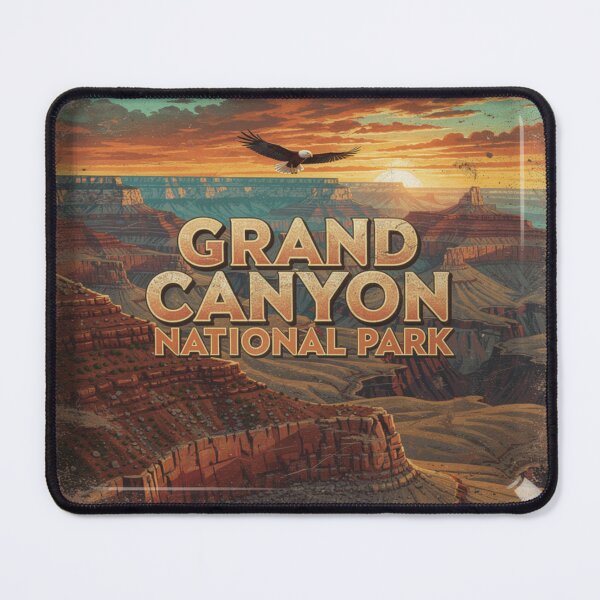 Item preview, Grand Canyon National Park Sunset Illustration designed and sold by The Souvenir Dept..