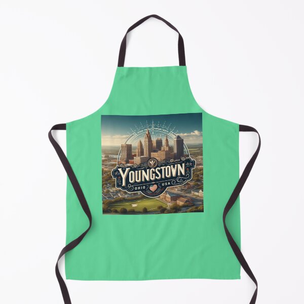 Item preview, Youngstown USA Scenic Skyline Label Label Text YOUNGSTOWN Ohio, designed and sold by PaintMeWorld.