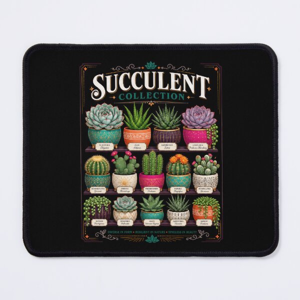 Item preview, Succulent Collection Botanical Plant Poster designed and sold by Sketchlegacy.