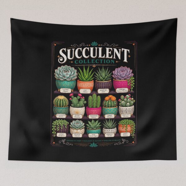 Item preview, Succulent Collection Botanical Plant Poster designed and sold by Sketchlegacy.