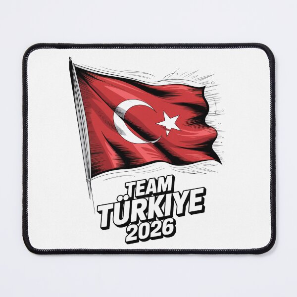 Item preview, Team Türkiye 2026 Fan Flag T-Shirt V10 designed and sold by DBWStudios.