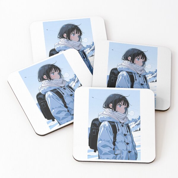 Item preview, Fashion - Man in Blue Parka Jacket Face Scarf Streetwear Anime Variant 4 designed and sold by AnimeShin.