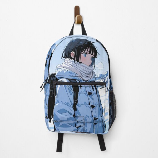 Item preview, Fashion - Man in Blue Parka Jacket Face Scarf Streetwear Anime Variant 4 designed and sold by AnimeShin.