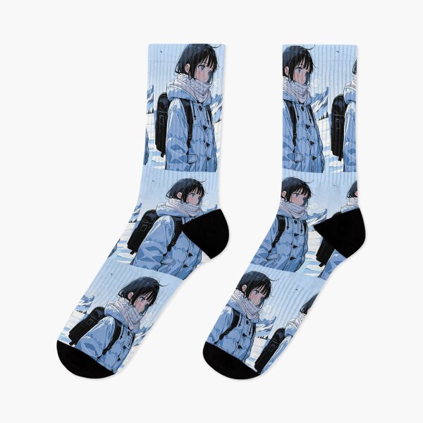 Item preview, Fashion - Man in Blue Parka Jacket Face Scarf Streetwear Anime Variant 4 designed and sold by AnimeShin.