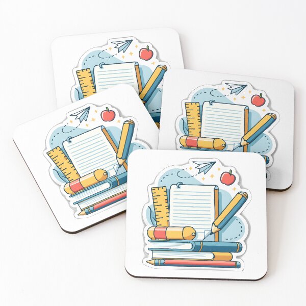 Item preview, Cute Teacher School Supplies Sticker designed and sold by InfiniteAuraHub.