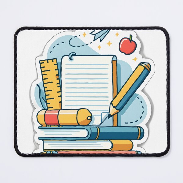 Item preview, Cute Teacher School Supplies Sticker designed and sold by InfiniteAuraHub.
