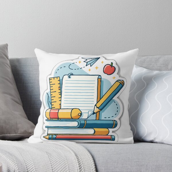 Item preview, Cute Teacher School Supplies Sticker designed and sold by InfiniteAuraHub.