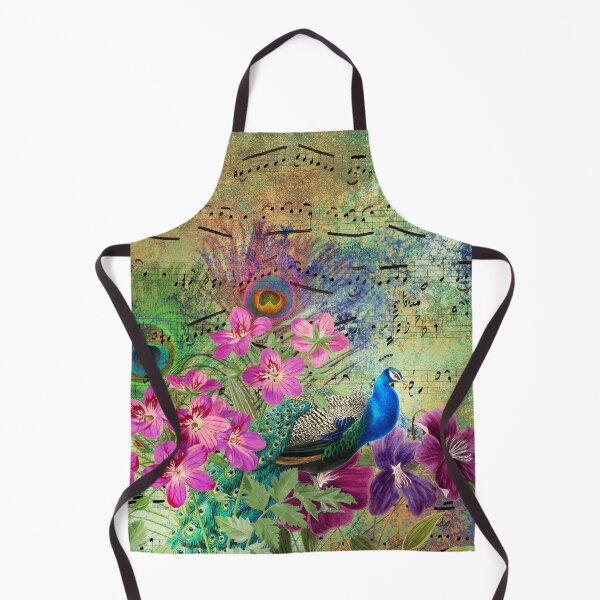 Item preview, Peacock Graphic Art Design With Elegant Musical Notes designed and sold by DEC02.