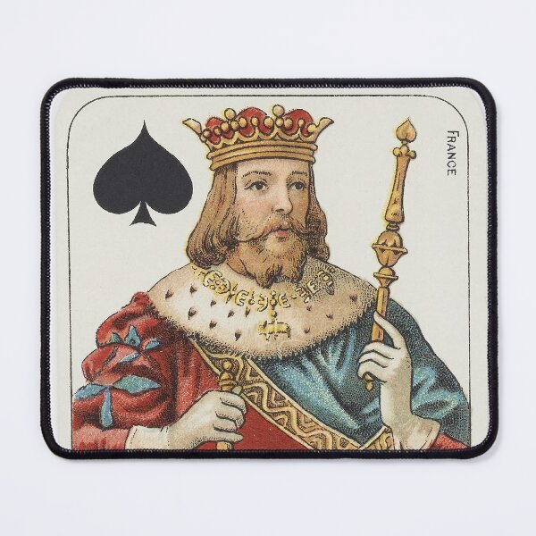 Item preview, Vintage French Tarot Deck King of Spades designed and sold by Glimmersmith.