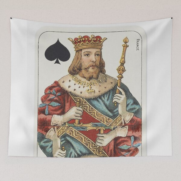 Item preview, Vintage French Tarot Deck King of Spades designed and sold by Glimmersmith.