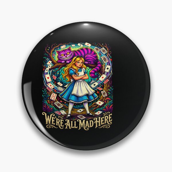 Item preview, Psychedelic Alice In Wonderland Cheshire Cat designed and sold by TeeARTHY.