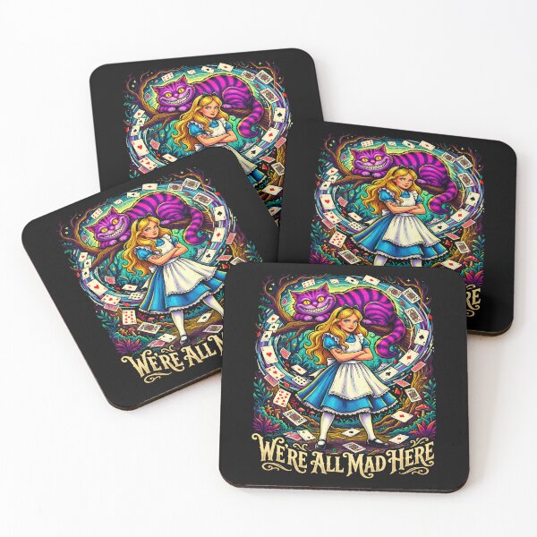 Item preview, Psychedelic Alice In Wonderland Cheshire Cat designed and sold by TeeARTHY.
