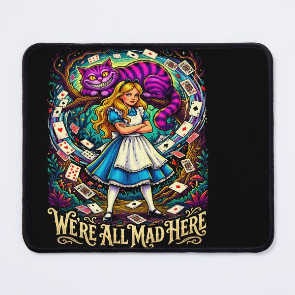 Item preview, Psychedelic Alice In Wonderland Cheshire Cat designed and sold by TeeARTHY.