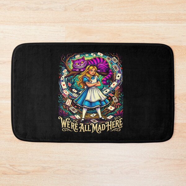 Item preview, Psychedelic Alice In Wonderland Cheshire Cat designed and sold by TeeARTHY.