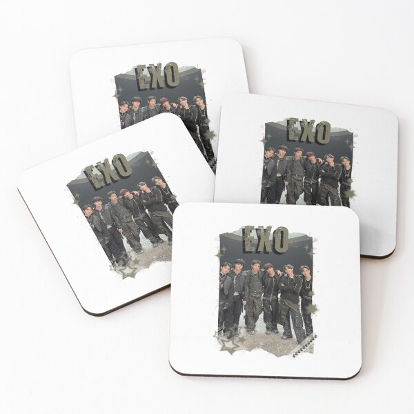 Item preview, EXOO Kpop Solo Artist Black and White Collage Digital Art Portrait designed and sold by AJUNICE STUDIO.