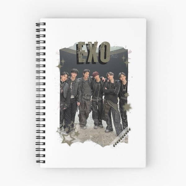 Item preview, EXOO Kpop Solo Artist Black and White Collage Digital Art Portrait designed and sold by AJUNICE STUDIO.