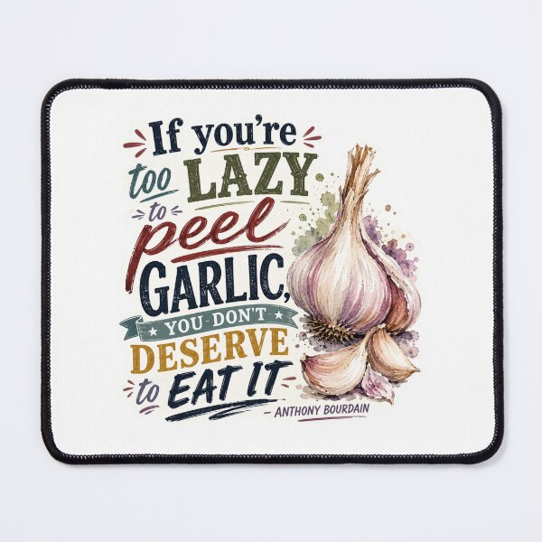 Item preview, Too Lazy to Peel Garlic designed and sold by Candlelit Catastrophes.