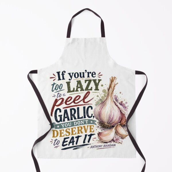 Item preview, Too Lazy to Peel Garlic designed and sold by Candlelit Catastrophes.