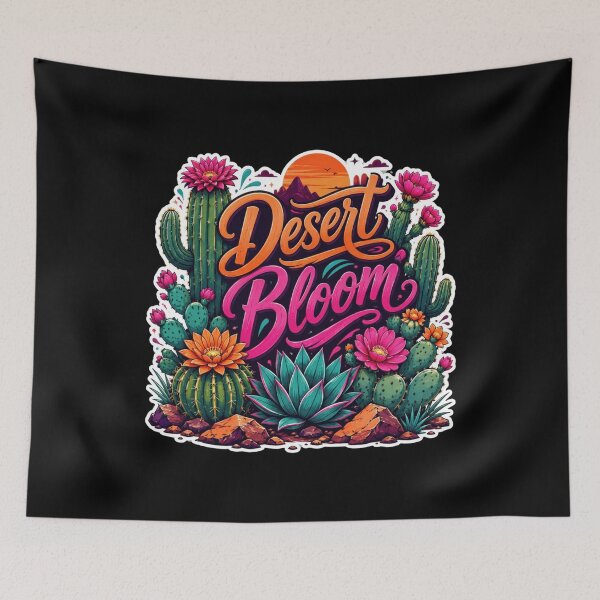 Item preview, Desert Bloom Cactus And Succulent designed and sold by Sketchlegacy.
