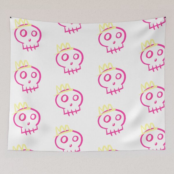 Item preview, pink skull grafitti designed and sold by Kasia1987t.