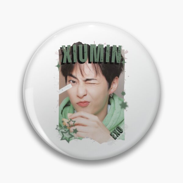 Item preview, EXOO Xiumin Kpop Solo Artist Black and White Collage Digital Art Portrait designed and sold by AJUNICE STUDIO.