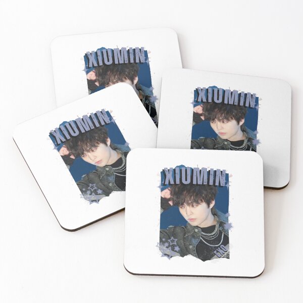 Item preview, EXOO Xiumin Kpop Solo Artist Black and White Collage Digital Art Portrait designed and sold by AJUNICE STUDIO.