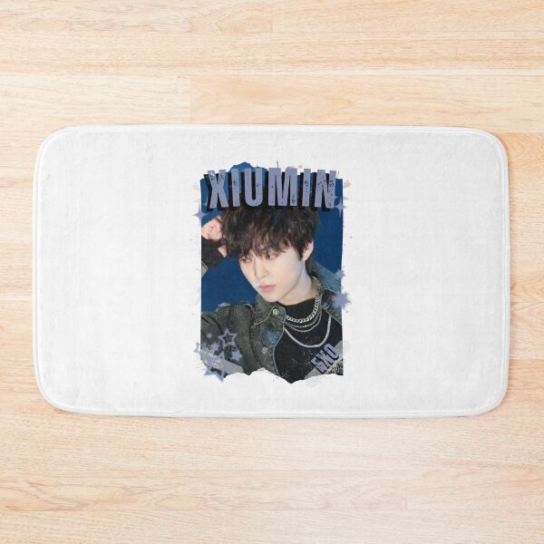 Item preview, EXOO Xiumin Kpop Solo Artist Black and White Collage Digital Art Portrait designed and sold by AJUNICE STUDIO.