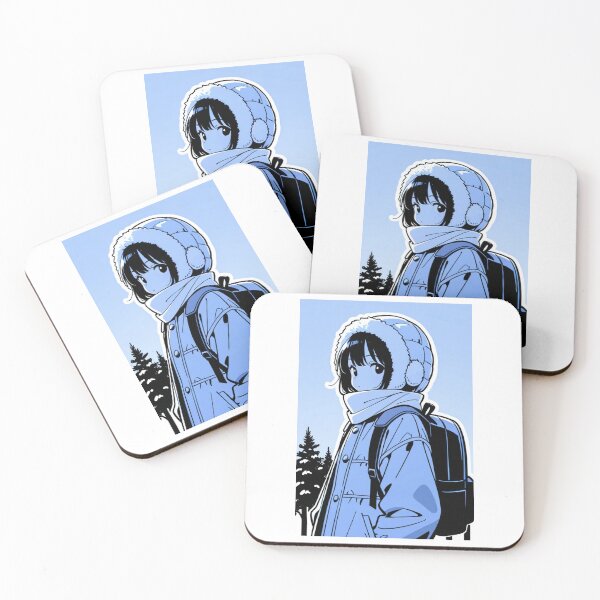 Item preview, Fashion - Man in Blue Parka Jacket Face Scarf Streetwear Anime designed and sold by AnimeShin.