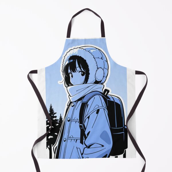 Item preview, Fashion - Man in Blue Parka Jacket Face Scarf Streetwear Anime designed and sold by AnimeShin.