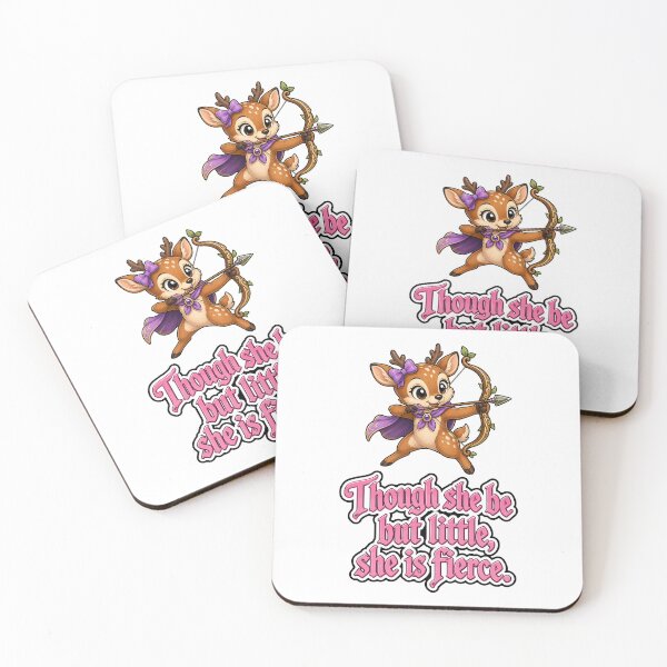 Item preview, Though she be little, she be fierce. Deer, fawn designed and sold by DaveNeurotic.