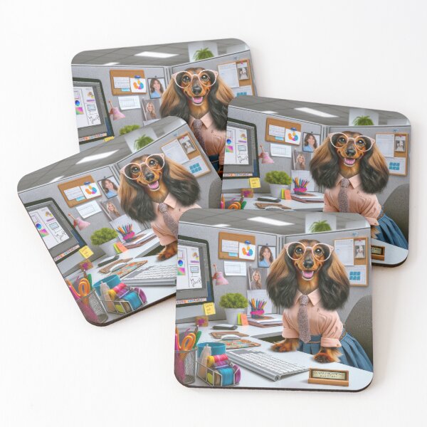 Item preview, Funny Dachshund Communications Assistant Office Gift designed and sold by crcutler.