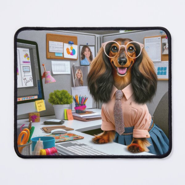 Item preview, Funny Dachshund Communications Assistant Office Gift designed and sold by crcutler.