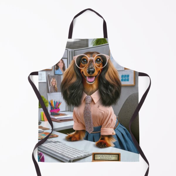 Item preview, Funny Dachshund Communications Assistant Office Gift designed and sold by crcutler.