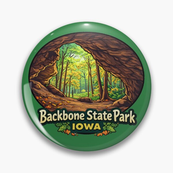 Item preview, Backbone State Park  designed and sold by Broken Antler Designs .