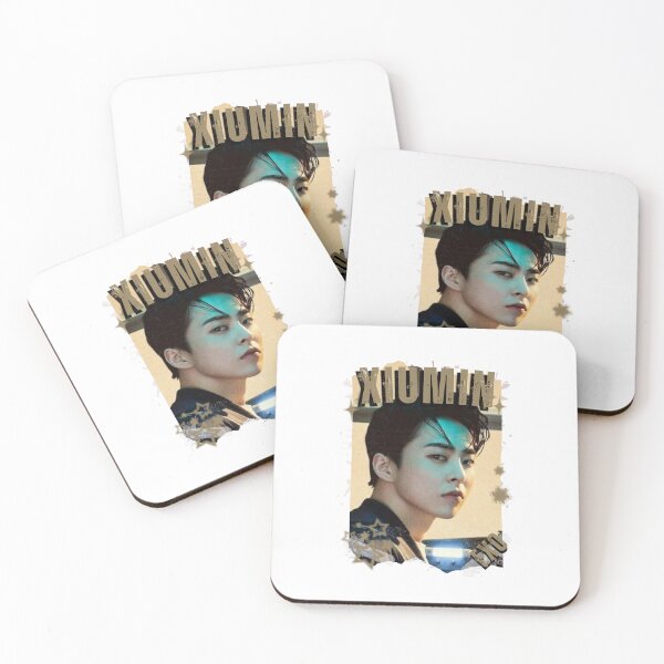 Item preview, EXOO Xiumin Kpop Solo Artist Black and White Collage Digital Art Portrait designed and sold by AJUNICE STUDIO.