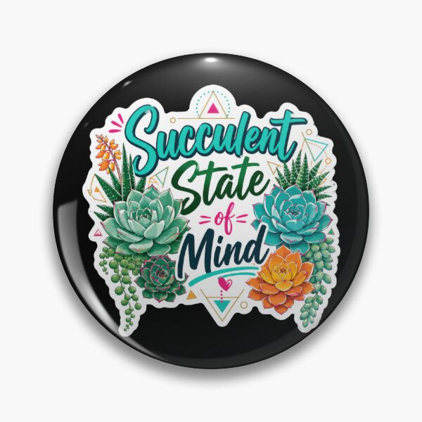 Item preview, Succulent State Of Mind Colorful Plant  designed and sold by Sketchlegacy.