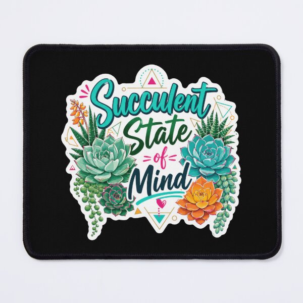 Item preview, Succulent State Of Mind Colorful Plant designed and sold by Sketchlegacy.