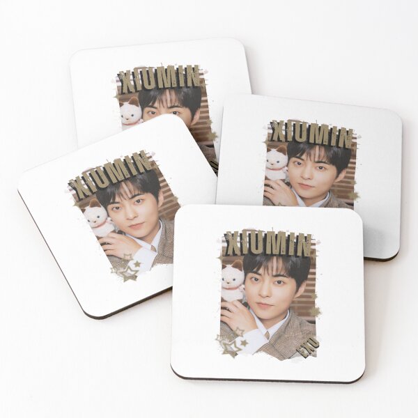 Item preview, EXOO Xiumin Kpop Solo Artist Black and White Collage Digital Art Portrait designed and sold by AJUNICE STUDIO.