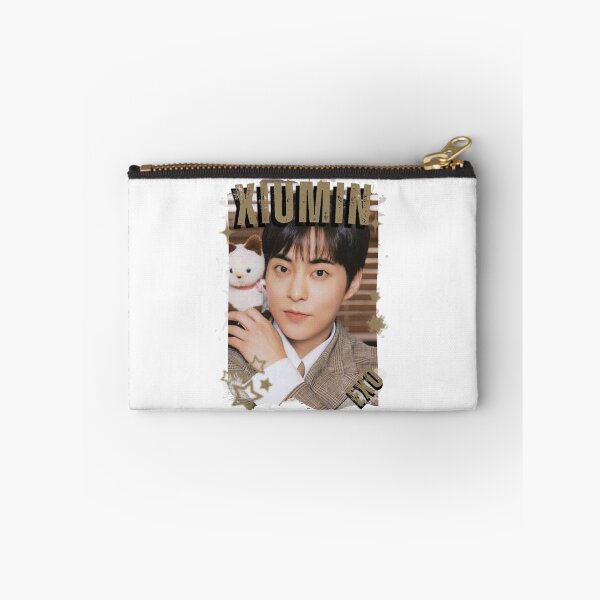 Item preview, EXOO Xiumin Kpop Solo Artist Black and White Collage Digital Art Portrait designed and sold by AJUNICE STUDIO.