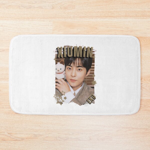 Item preview, EXOO Xiumin Kpop Solo Artist Black and White Collage Digital Art Portrait designed and sold by AJUNICE STUDIO.