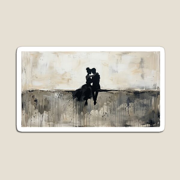 Item preview, Together by the Edge – Modern Minimalist Love Fine Art designed and sold by marianka91.