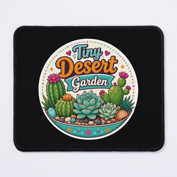 Item preview, Tiny Desert Garden Cactus Succulent designed and sold by Sketchlegacy.