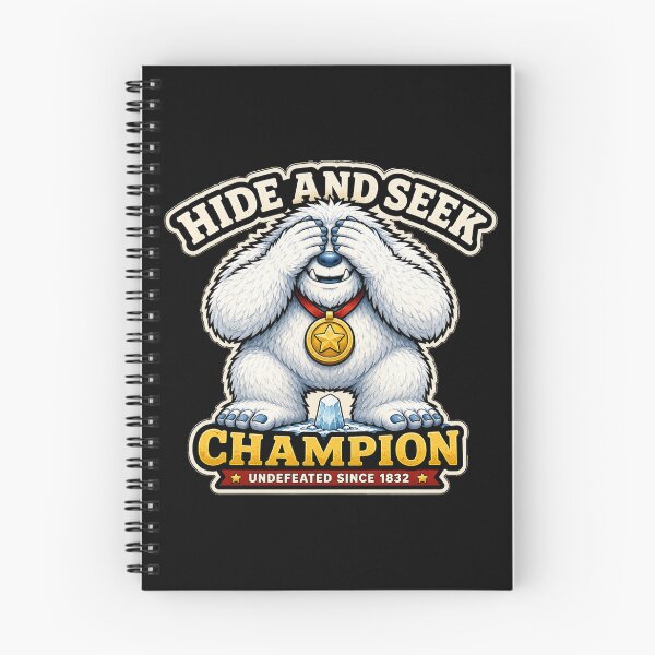 Item preview, Hide And Seek Champion Undefeated Since 1832 Funny Yeti Abominable Snowman  designed and sold by GibasVisuals.