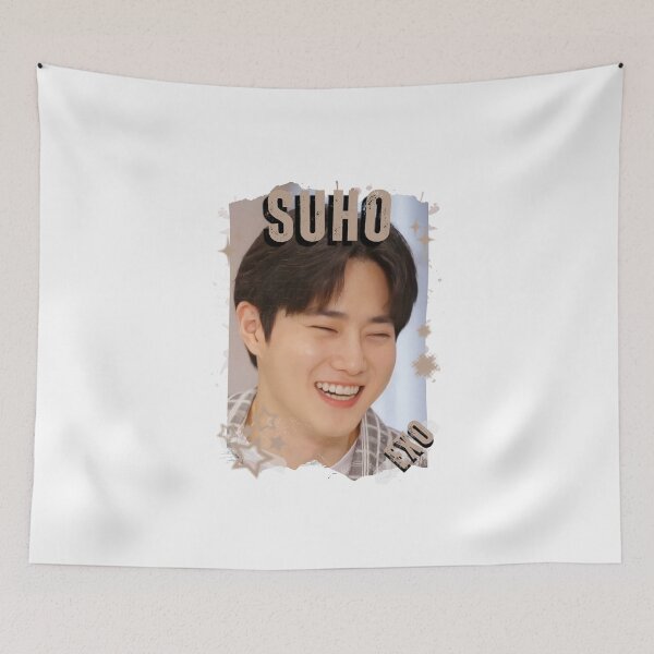 Item preview, EXOO Suho Kpop Solo Artist Black and White Collage Digital Art Portrait designed and sold by AJUNICE STUDIO.