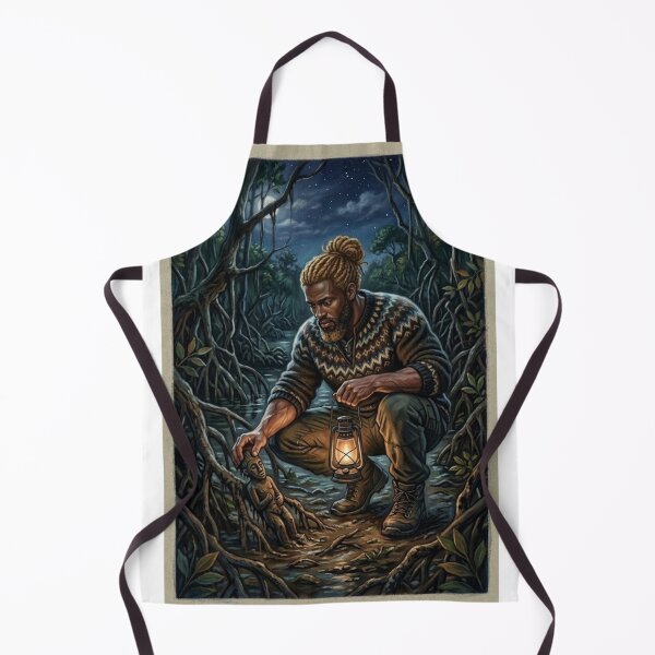 Item preview, MYSTICAL ENCOUNTER IN THE MANGROVE SWAMP designed and sold by Curiosiart.