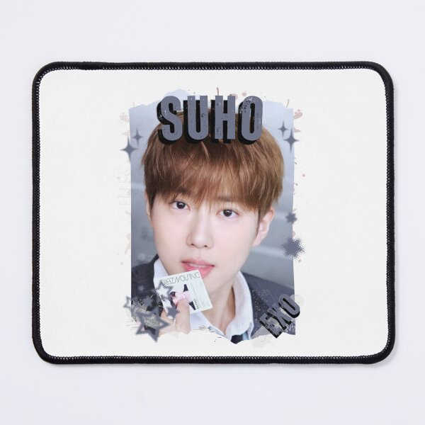 Item preview, EXOO Suho Kpop Solo Artist Black and White Collage Digital Art Portrait designed and sold by AJUNICE STUDIO.