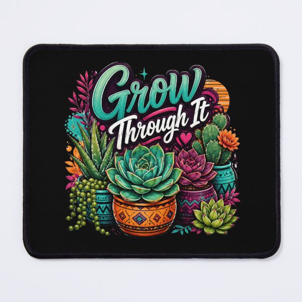 Item preview, Grow Through It Colorful Succulent designed and sold by Sketchlegacy.