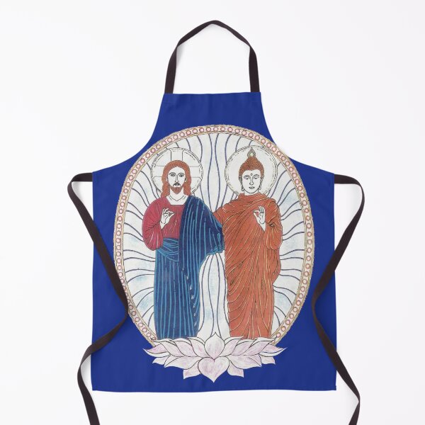 Item preview, Lord Jesus Christ & Lord Buddha | Christianity Buddhism Eastern Art Symbolism designed and sold by Based History.