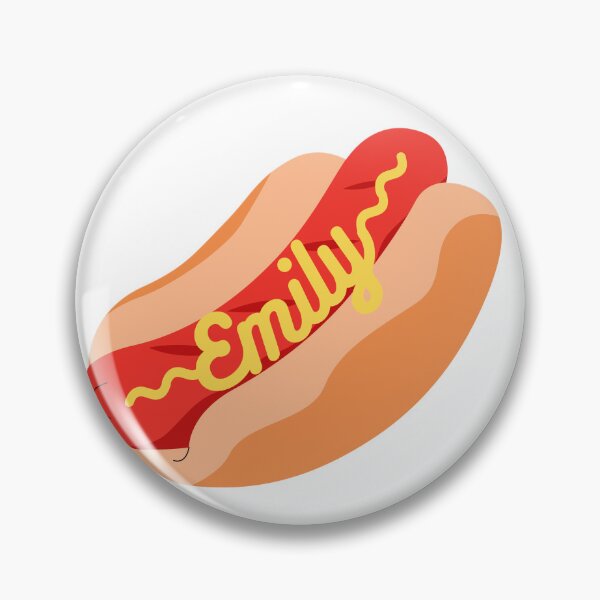 Item preview, Emily Hot Dog with Mustard designed and sold by Hockeybrat26.