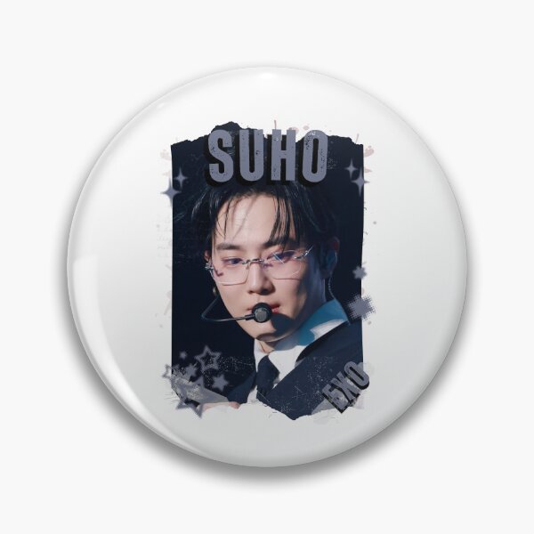 Item preview, EXOO Suho Kpop Solo Artist Black and White Collage Digital Art Portrait designed and sold by AJUNICE STUDIO.